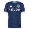 Sebastian Berhalter Vancouver Whitecaps FC adidas 2026 The Coastal Jersey On-Field Authentic Patch Jersey - Blue - Side View