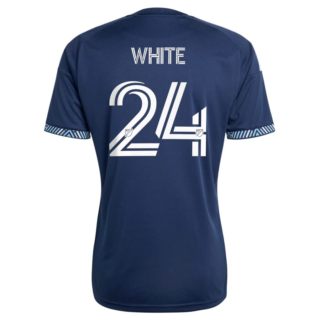 Brian White Vancouver Whitecaps FC adidas 2026 The Coastal Jersey Replica Jersey