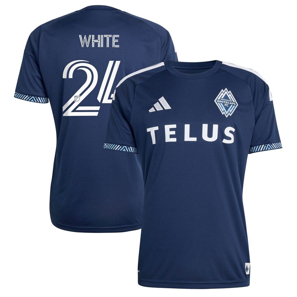 Brian White Vancouver Whitecaps FC adidas 2026 The Coastal Jersey Replica Jersey