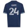 Brian White Vancouver Whitecaps FC adidas Youth The Coastal Jersey Replica Jersey - Blue - Detail View