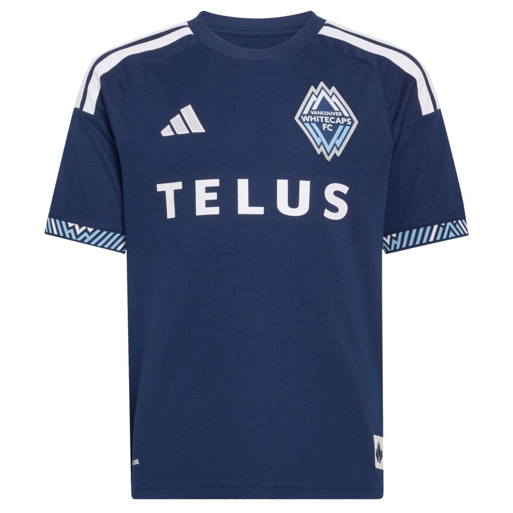 Sebastian Berhalter Vancouver Whitecaps FC adidas Youth  The Coastal Jersey Replica Jersey