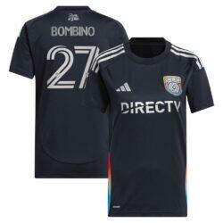 Luca Bombino San Diego FC adidas Women's 2025 State of Flow Replica Jersey - Navy - Front View