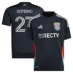 Luca Bombino San Diego FC adidas Youth 2025 State of Flow Replica Jersey - Navy - Front View