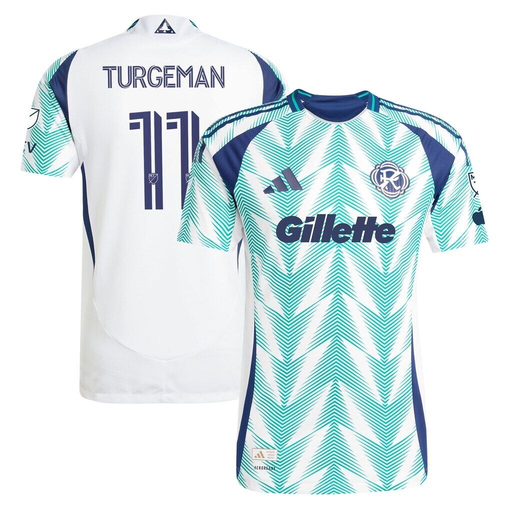 Dor Turgeman New England Revolution adidas 2025 Eastern White Pine x Flag of New England On-Field Authentic Jersey