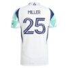 Peyton Miller New England Revolution adidas 2025 Eastern White Pine x Flag of New England On-Field Authentic Jersey - White - Detail View