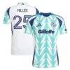 Peyton Miller New England Revolution adidas 2025 Eastern White Pine x Flag of New England On-Field Authentic Jersey - White - Front View