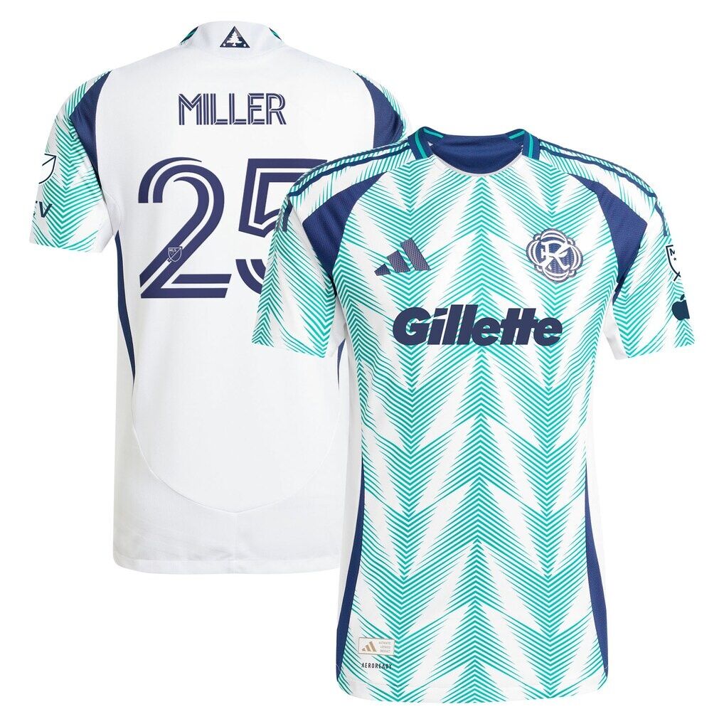 Peyton Miller New England Revolution adidas  2025 Eastern White Pine x Flag of New England On-Field Authentic Jersey