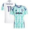 Dor Turgeman New England Revolution adidas 2025 Eastern White Pine X Flag of New England Replica Jersey - White - Front View