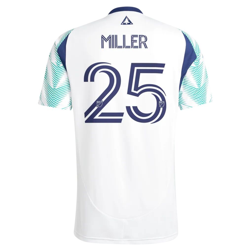Peyton Miller New England Revolution adidas  2025 Eastern White Pine X Flag of New England Replica Jersey