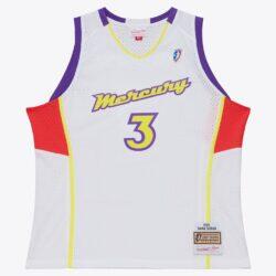 Diana Taurasi Phoenix Mercury Mitchell & Ness Unisex 2004 Swingman Jersey - White - Front View