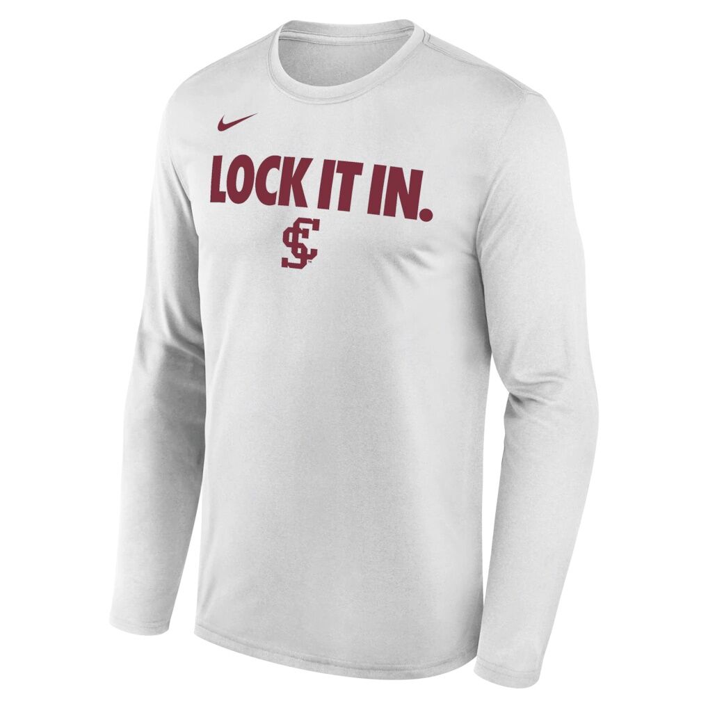 Santa Clara Broncos Nike 2026 On-Court Bench Long Sleeve T-Shirt