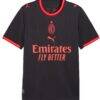 AC Milan Puma Youth 2026/27 Third Replica Jersey - Black - Side View