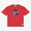 Indiana Fever Mitchell & Ness Logo Boxy T-Shirt - Red - Back View