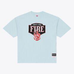 Portland Fire Mitchell & Ness Logo Boxy T-Shirt - - Front View