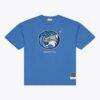 Minnesota Lynx Mitchell & Ness Logo Boxy T-Shirt - Blue - Back View
