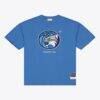 Minnesota Lynx Mitchell & Ness Logo Boxy T-Shirt - Blue - Front View