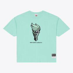 New York Liberty Mitchell & Ness Logo Boxy T-Shirt - - Front View