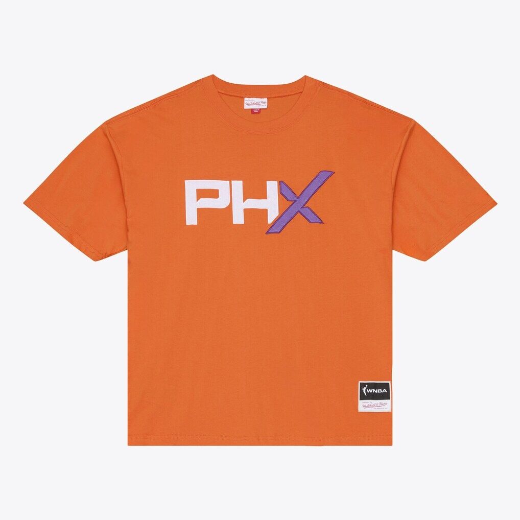 Phoenix Mercury Mitchell & Ness Logo Boxy T-Shirt