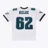 Jason Kelce Philadelphia Eagles Mitchell & Ness Big & Tall 2011 Legacy Retired Player Jersey - White - Side View