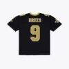 Drew Brees New Orleans Saints Mitchell & Ness Big & Tall 2009 Legacy Retired Player Jersey - Black - Side View