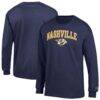 Nashville Predators Champion Jersey Long-Sleeve T-Shirt - Navy - Front View