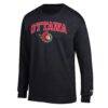 Ottawa Senators Champion Jersey Long-Sleeve T-Shirt - Black - Side View