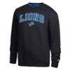 Detroit Lions Champion Contrast Lined Sweatshirt - Black - Side View