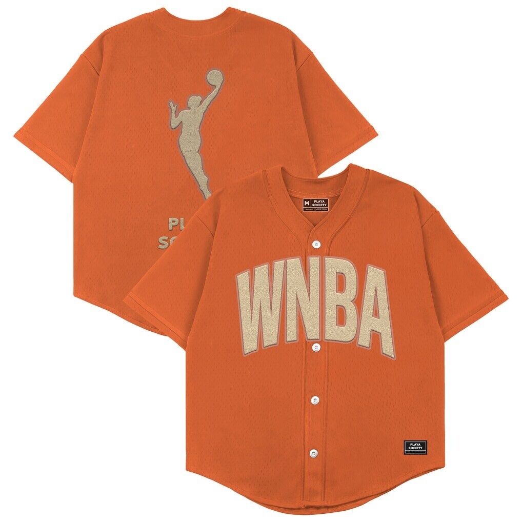 WNBA Playa Society Unisex Baseball Fashion Jersey