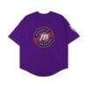 Phoenix Mercury Playa Society Unisex Baseball Fashion Jersey - Purple - Detail View