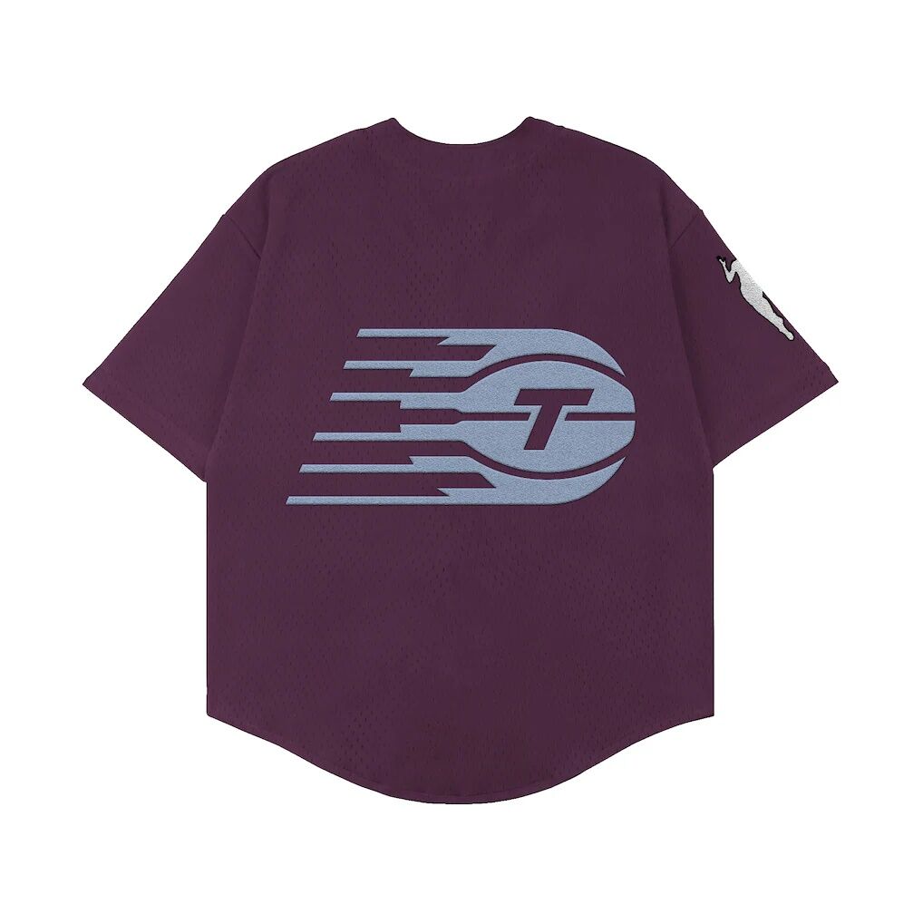 Toronto Tempo Playa Society Unisex Baseball Fashion Jersey - Burgundy