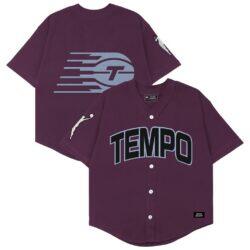 Toronto Tempo Playa Society Unisex Baseball Fashion Jersey - - Front View