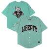 New York Liberty Playa Society Unisex Baseball Fashion Jersey - - Front View
