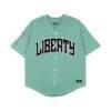 New York Liberty Playa Society Unisex Baseball Fashion Jersey - - Side View