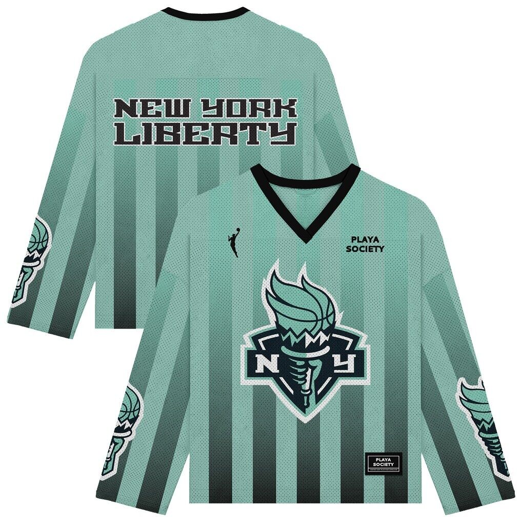 New York Liberty Playa Society Unisex Hockey Fashion Jersey - Mint