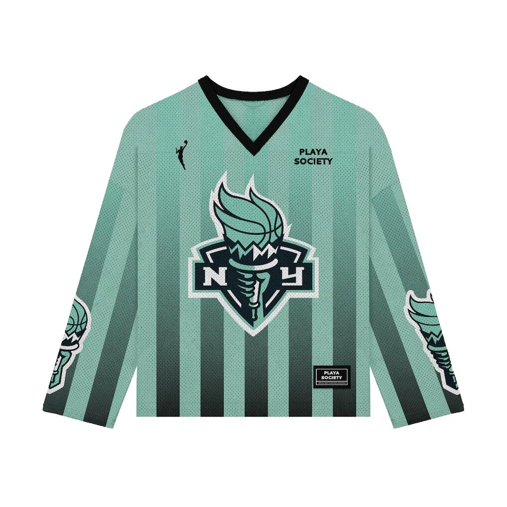 New York Liberty Playa Society Unisex Hockey Fashion Jersey - Mint