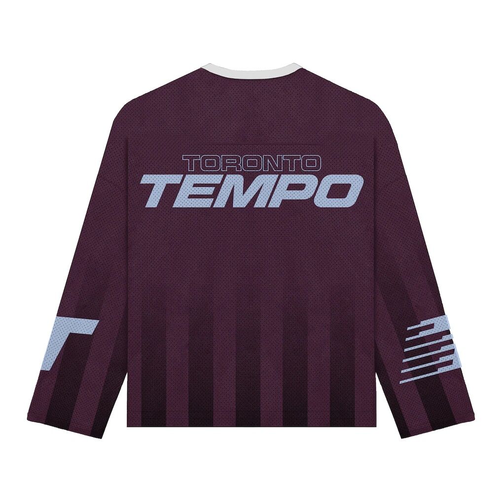 Toronto Tempo Playa Society Unisex Hockey Fashion Jersey - Bordeaux