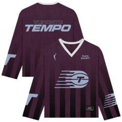 Toronto Tempo Playa Society Unisex Hockey Fashion Jersey - - Front View