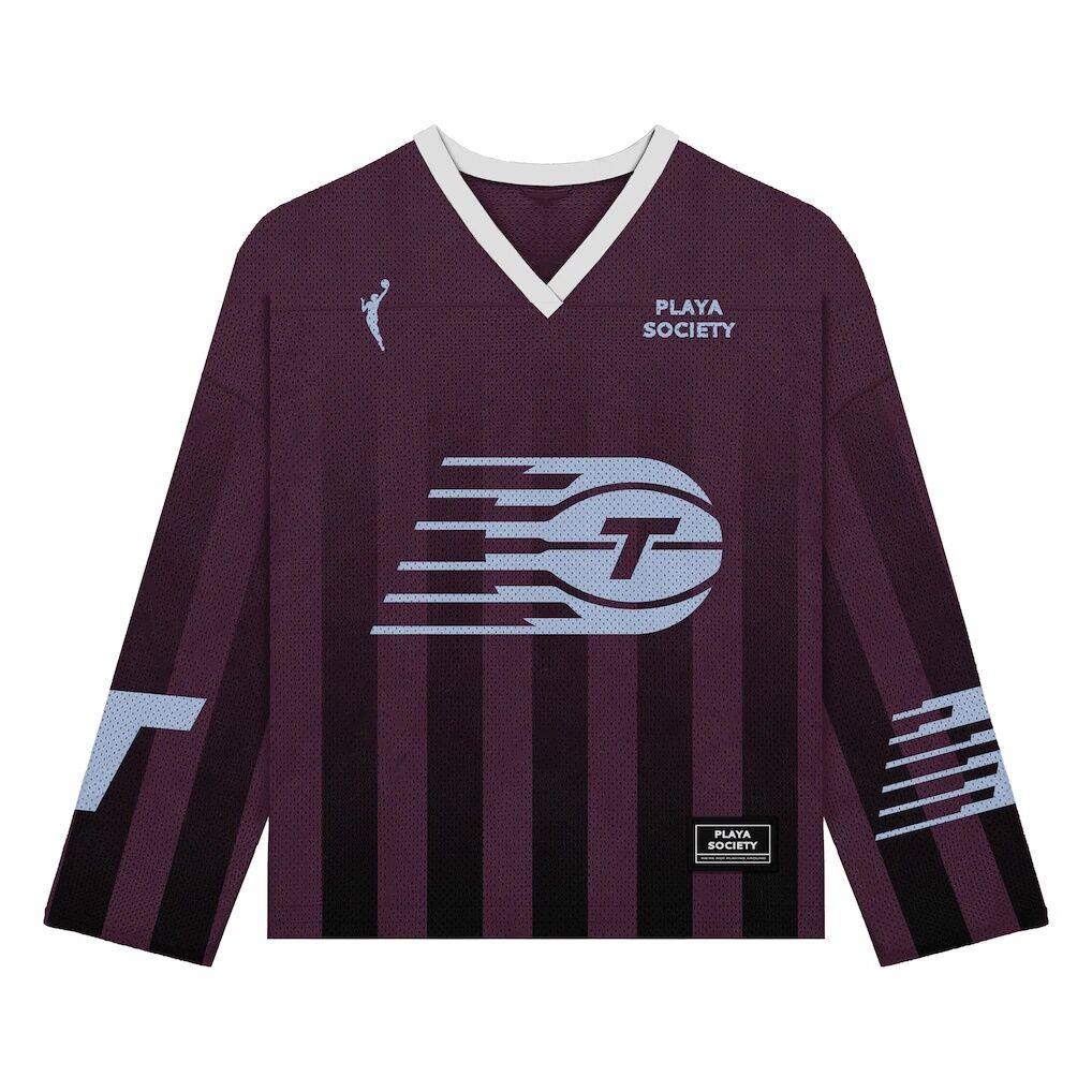 Toronto Tempo Playa Society Unisex Hockey Fashion Jersey - Bordeaux