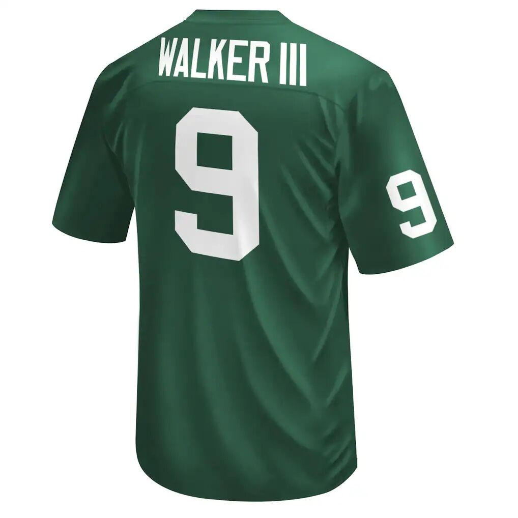Kenneth Walker III Michigan State Spartans Original Retro Brand Youth Commemorative Classics Printed Football Jersey