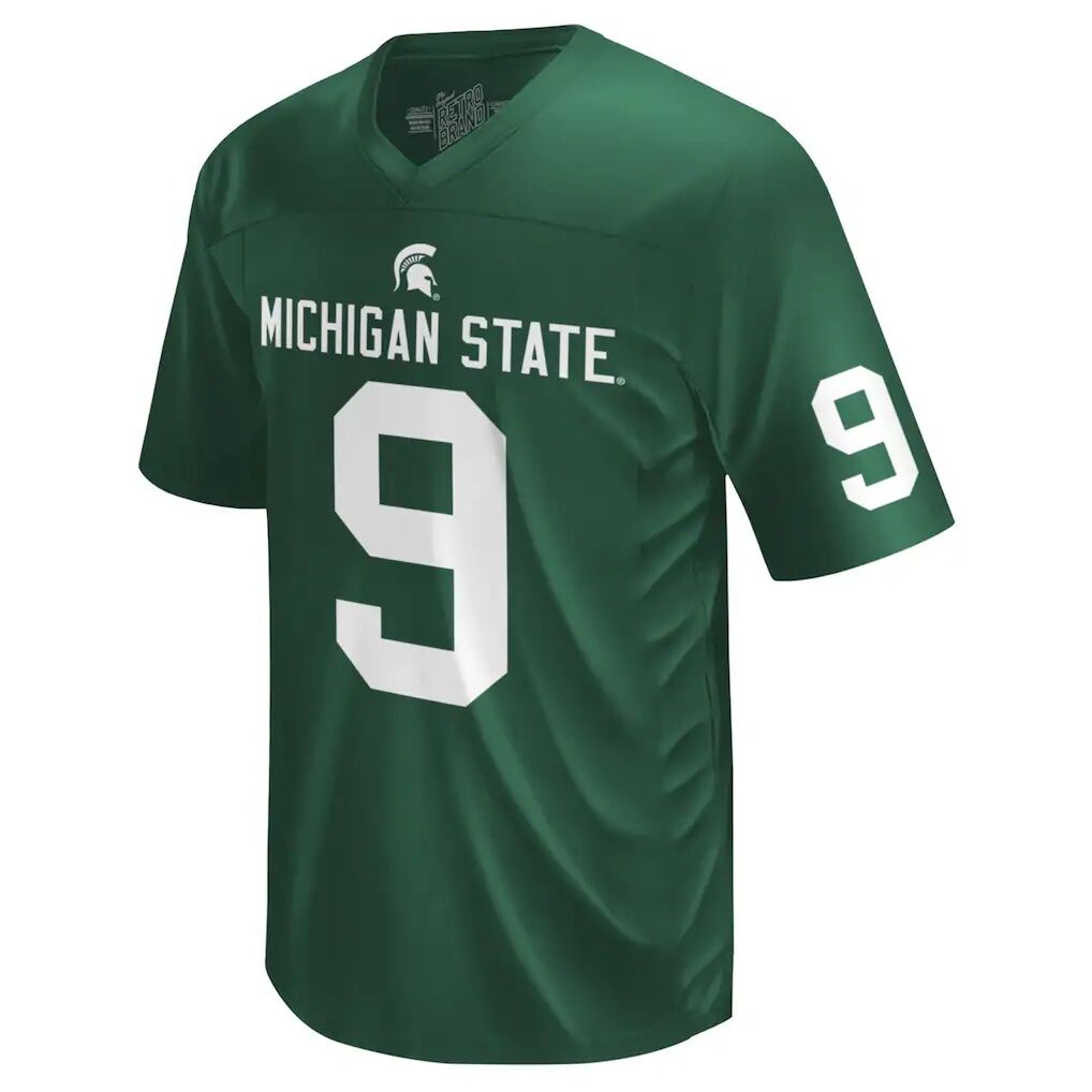 Kenneth Walker III Michigan State Spartans Original Retro Brand Youth Commemorative Classics Printed Football Jersey