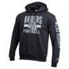 Las Vegas Raiders Champion Powerblend Hoodie - Black - Back View