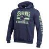 Seattle Seahawks Champion Powerblend Hoodie - - Back View