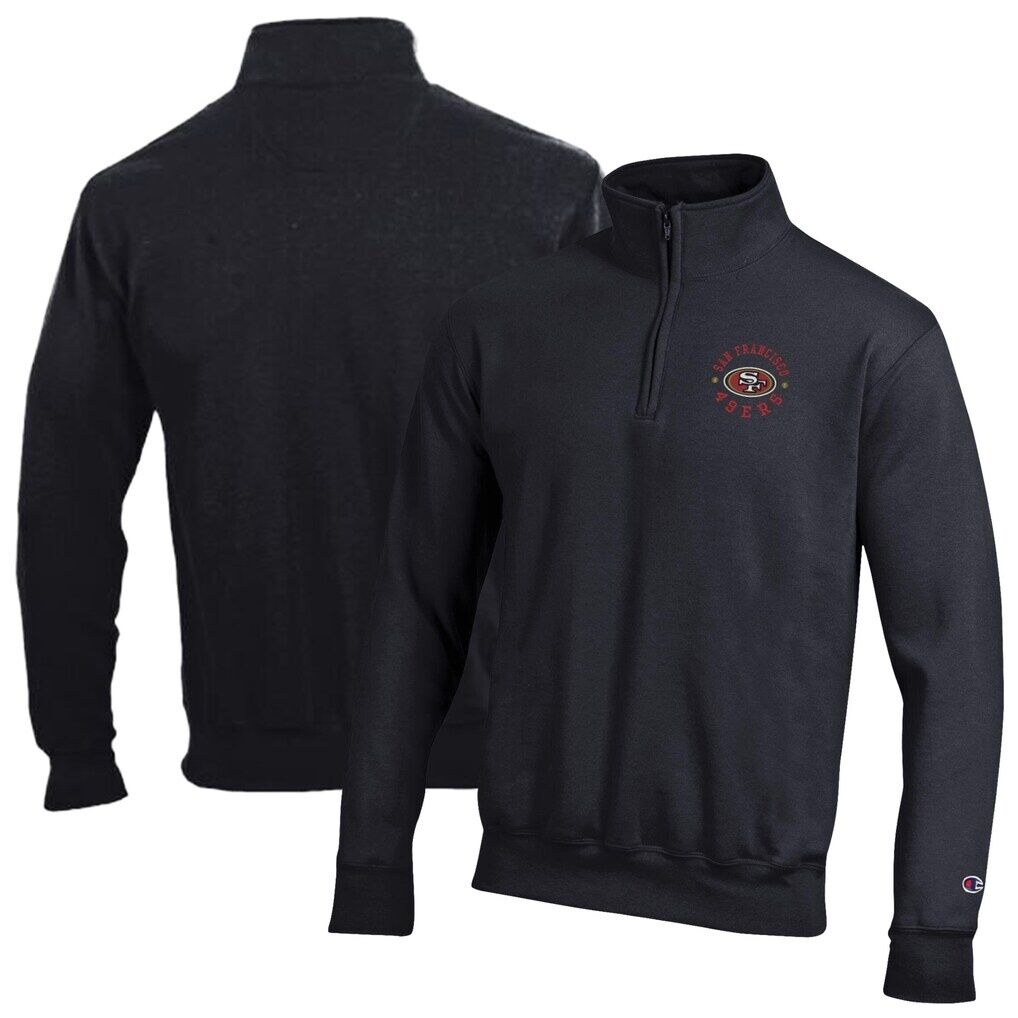 San Francisco 49ers Champion Powerblend Quarter-Zip Pullover