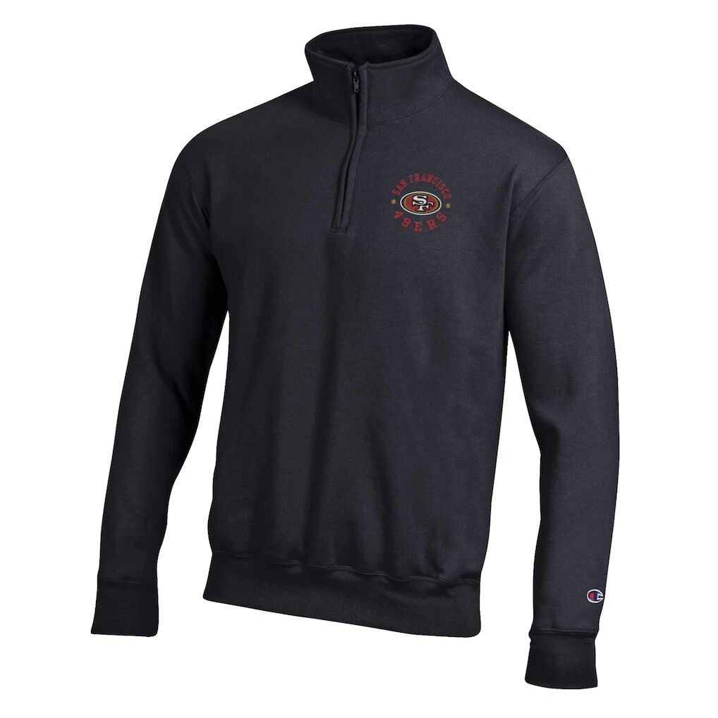San Francisco 49ers Champion Powerblend Quarter-Zip Pullover