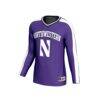 Northwestern Wildcats GameDay Greats Unisex NIL Pick-A-Player Collegiate Women's Volleyball Lightweight Fashion Jersey - Purple - Side View