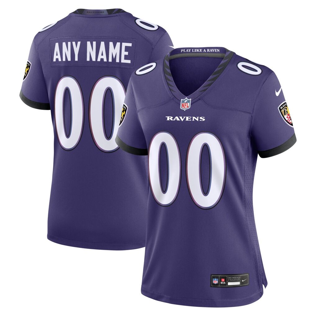 Baltimore Ravens Nike Women's Custom Game Jersey