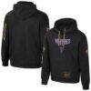 Golden State Valkyries Stadium Essentials Unisex Rebel Hoodie - Black - Front View