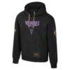 Golden State Valkyries Stadium Essentials Unisex Rebel Hoodie - Black - Side View
