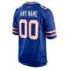 Buffalo Bills Nike Nickel City Custom Game Jersey - Royal - Detail View