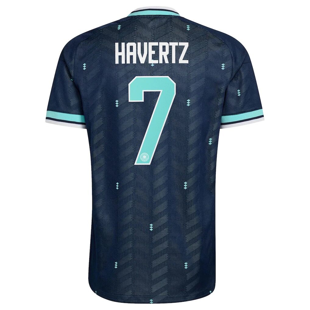 Kai Havertz Germany National Team adidas 2026 Away On-Field Authentic Jersey